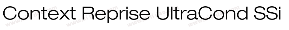 Context Reprise UltraCond SSi Normal字体转换